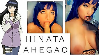 Big Boobed Hinata Ahegao Gives A Hot Blowjob In This Video