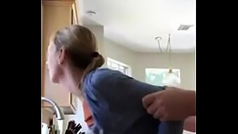 Milf Gets Fucked In The Kitchen