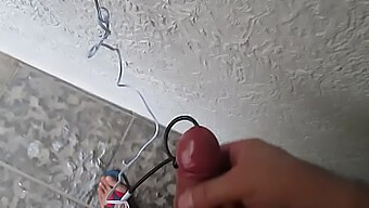 Masturbation With Electro Cumshot