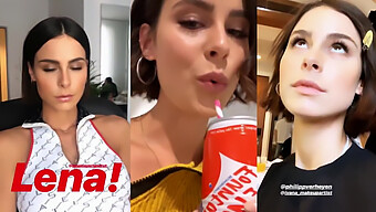 Lena Meyer Se Oddává Sólovému Vystoupení: Smyslná Evropská Masturbace