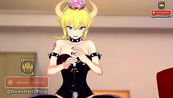 Belajar Bagaimana Memuaskan Diri Sendiri Dengan Bowsette Dalam Video Seks Maya