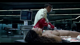 Angela Sarafyan Y Thandie Newton En Público Desnudas - Westworld