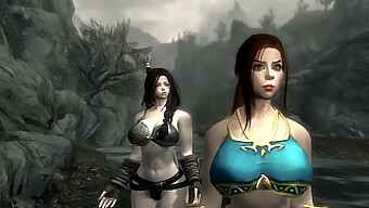 Jenna In Lacey Se Zapleteta V 3d Skyrim