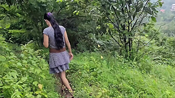 18-Year-Old Indian Girl Takes It Rough In The Jungle