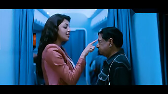 Sperma-Tribut An Kajal Agarwal In Multiplexen Aufnahmen