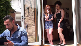 A Redhead Teen'S Wildest Fantasies Come To Life In This Video