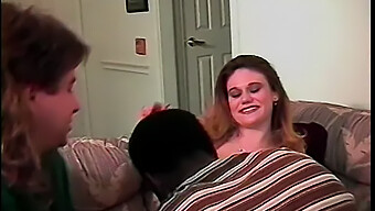 Black Teen Gets Her Mouth Filled With Cum After Interracial Sex