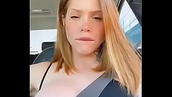 Teen With Big Tits Rides Shotgun