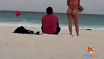 Public Exhibition Of My Ass In A Thong On The Beach