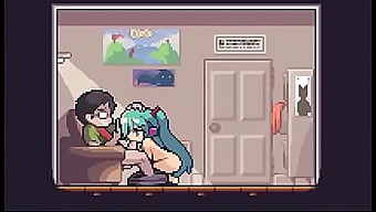 Pixel Art Hatsun Miku V Sólové Masturbaci