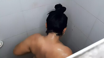 Asian Teen With Big Tits Records Her Own Shower