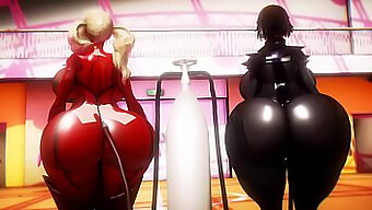 Ann And Makoto'S 3d Hourglass Inflation Session